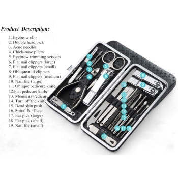 Zestaw 19 sztuk do manicure [22130000259]